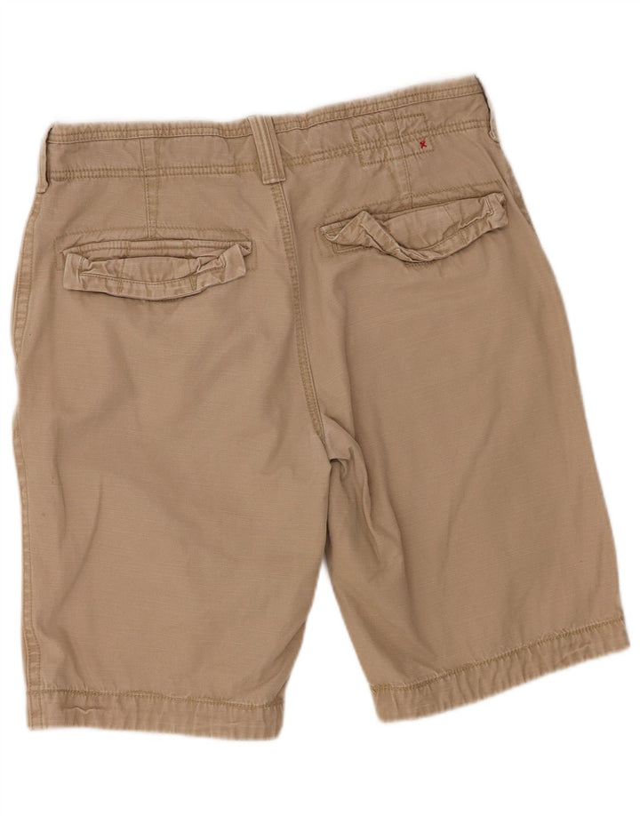 Pantaloncini casual da uomo Fat Face medi W32 in cotone beige