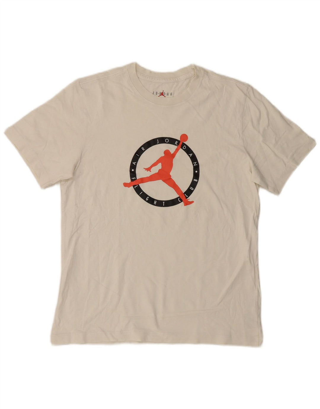 T-shirt grafica da uomo Jordan Top in cotone bianco medio
