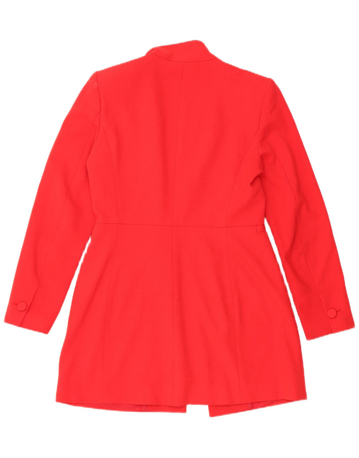 Giacca blazer da donna Zara UK 14 poliestere rosso medio
