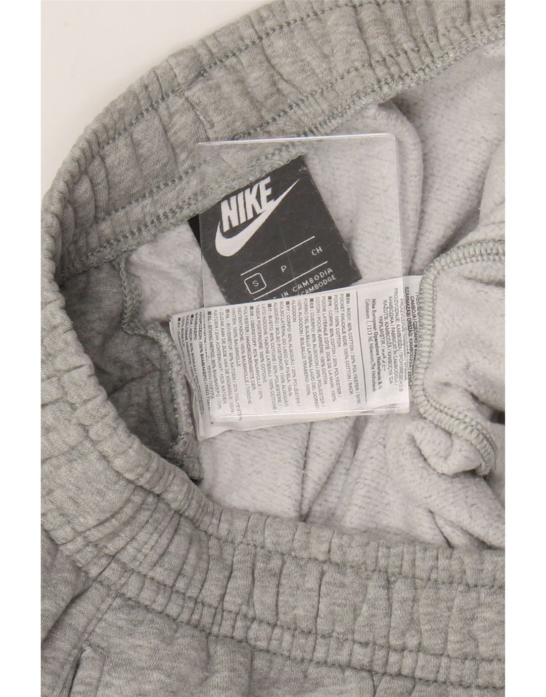 Pantaloni da tuta da donna Nike Joggers UK 10 Small Grigio Cotone