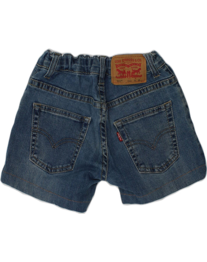 LEVI'S Girls 511 Denim Shorts 9-10 Years W25 Blue Cotton | Vintage Levi's | Thrift | Second-Hand Levi's | Used Clothing | Messina Hembry 