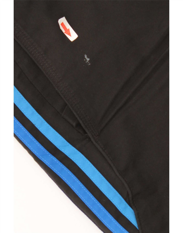 Pantaloncini sportivi da uomo Adidas medi neri in poliestere