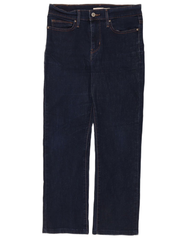 Jeans dritti dimagranti da donna Levi's W28 L26 cotone blu navy