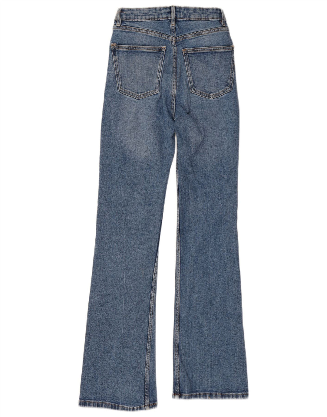 Jeans svasati da donna Zara EU 34 2XS W24 L30 cotone blu