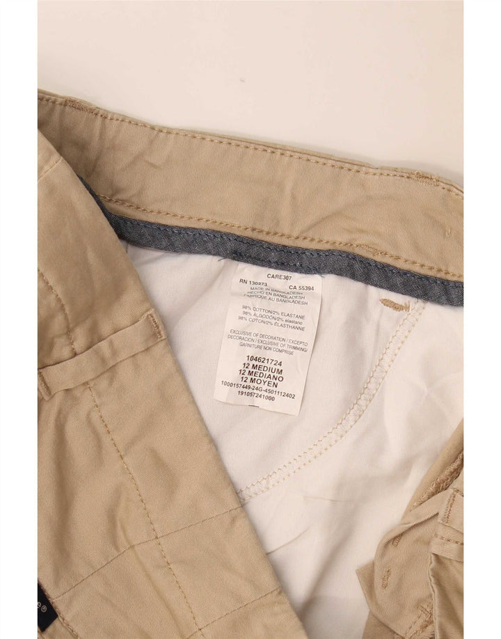 Pantaloncini casual da donna Lee US 12 Large W34 Cotone Beige
