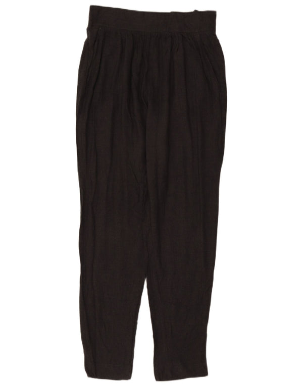 Pantaloni da abito con pegging da donna French Connection UK 12 Medium W30 L31 Grigio