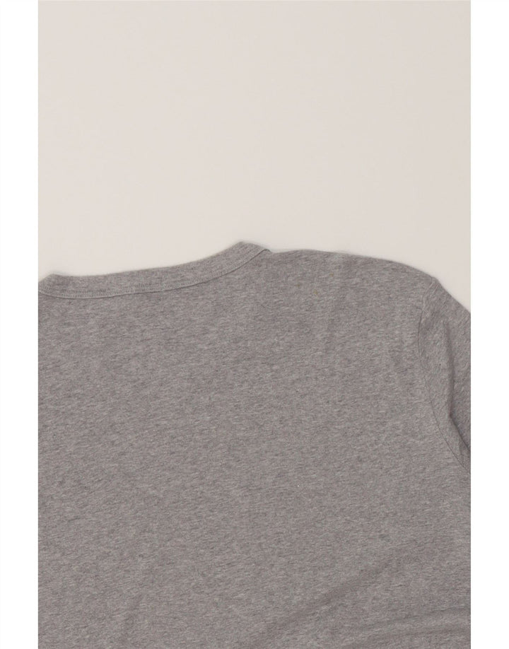 BENETTON Mens Graphic T-Shirt Top Medium Grey Vintage Benetton and Second-Hand Benetton from Messina Hembry 