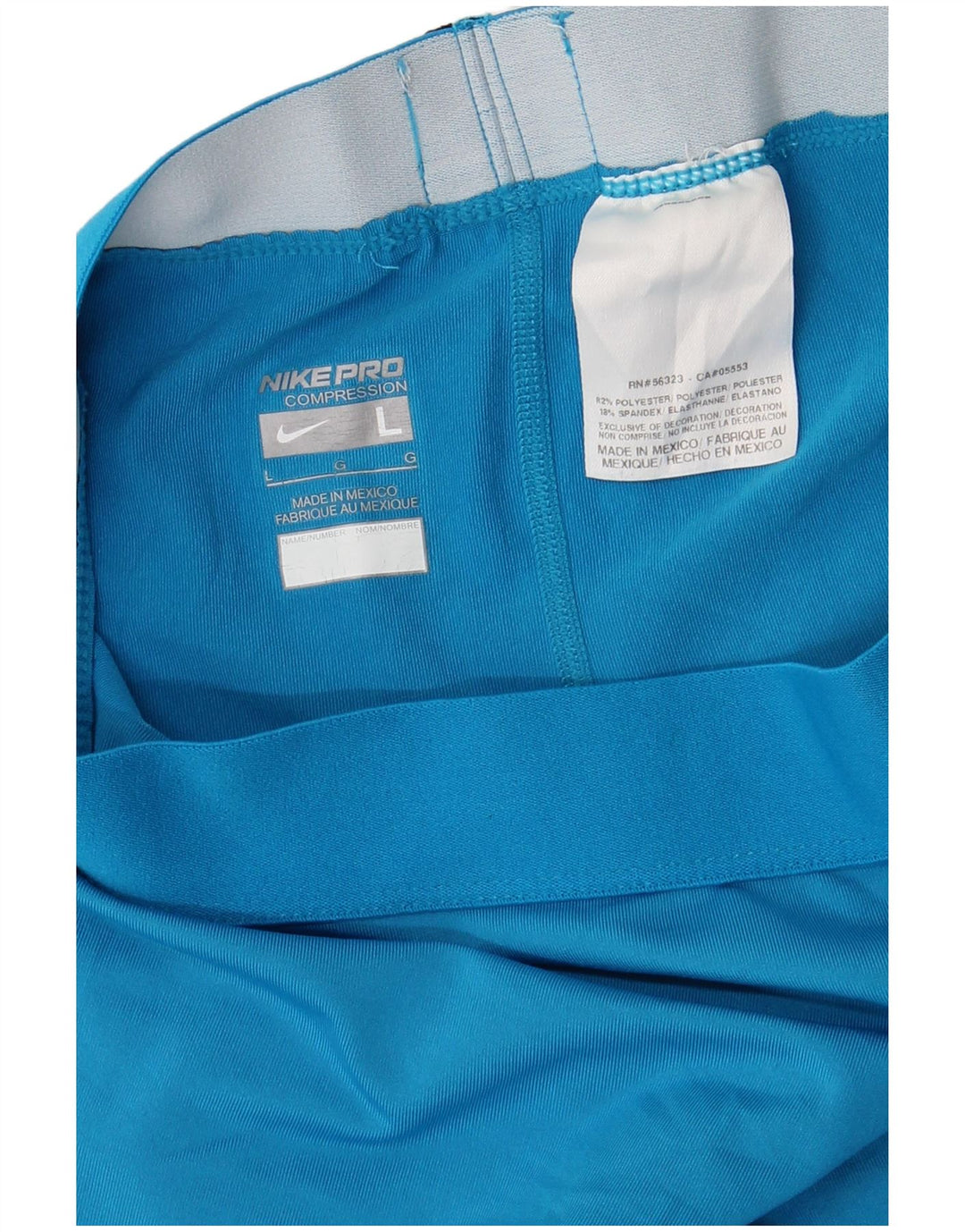 Leggings Capri Dri Fit da donna NIKE UK 14 Large Blu Poliestere