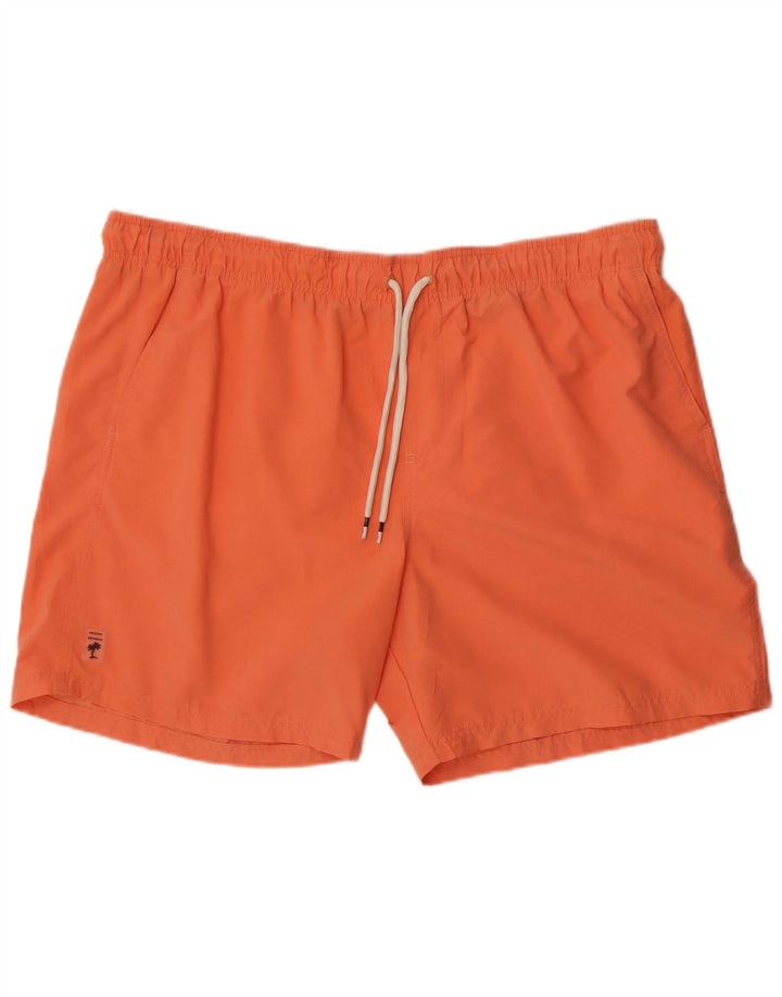 Pantaloncini da bagno da uomo Marks & Spencer 2XL arancione poliestere