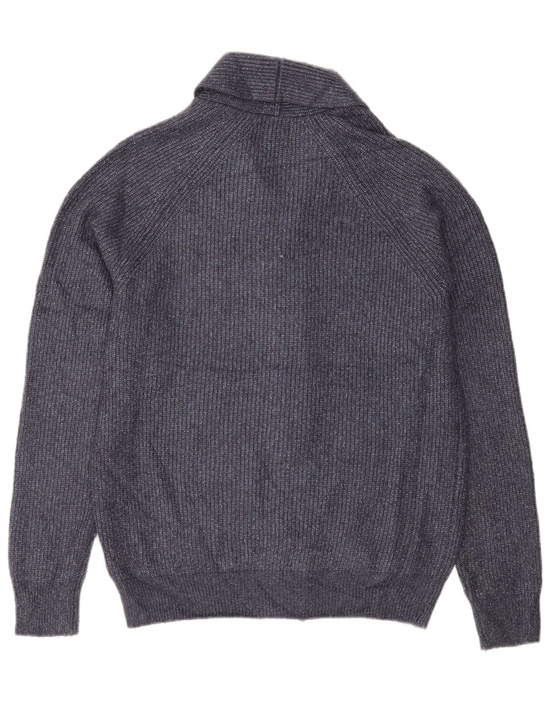 Maglione cardigan da uomo Marks & Spencer medio blu navy in poliammide