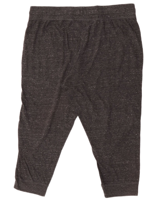 Pantaloni da tuta Nike Capri da donna, pantaloni da jogging, UK 16, grandi, neri screziati