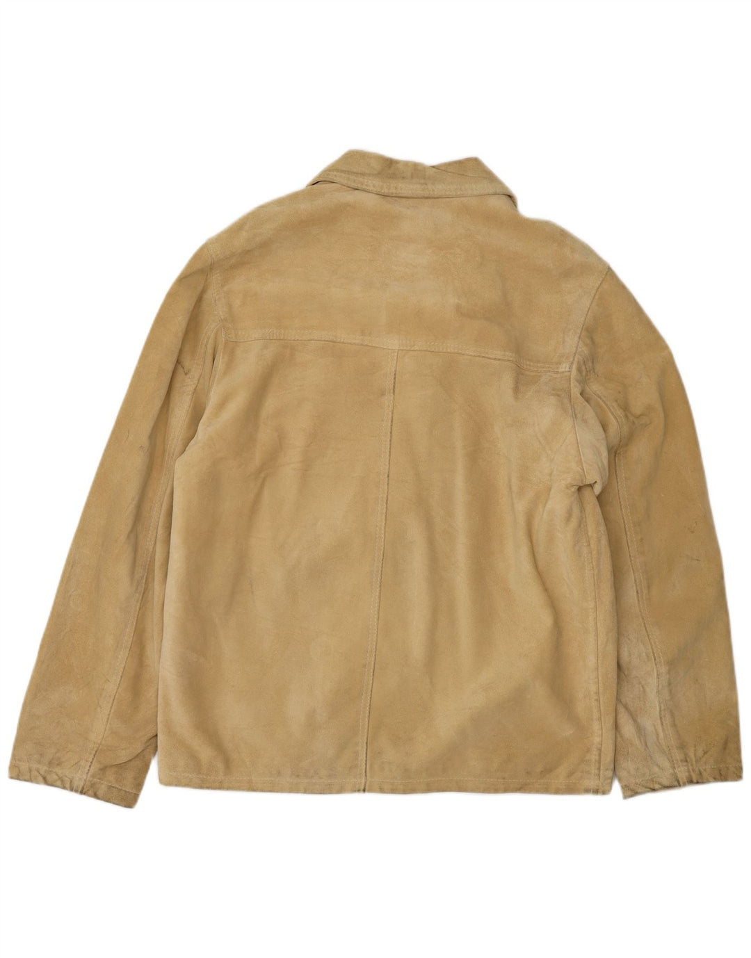 Giacca da uomo in pelle scamosciata CONBIPEL UK 40 grande in pelle beige