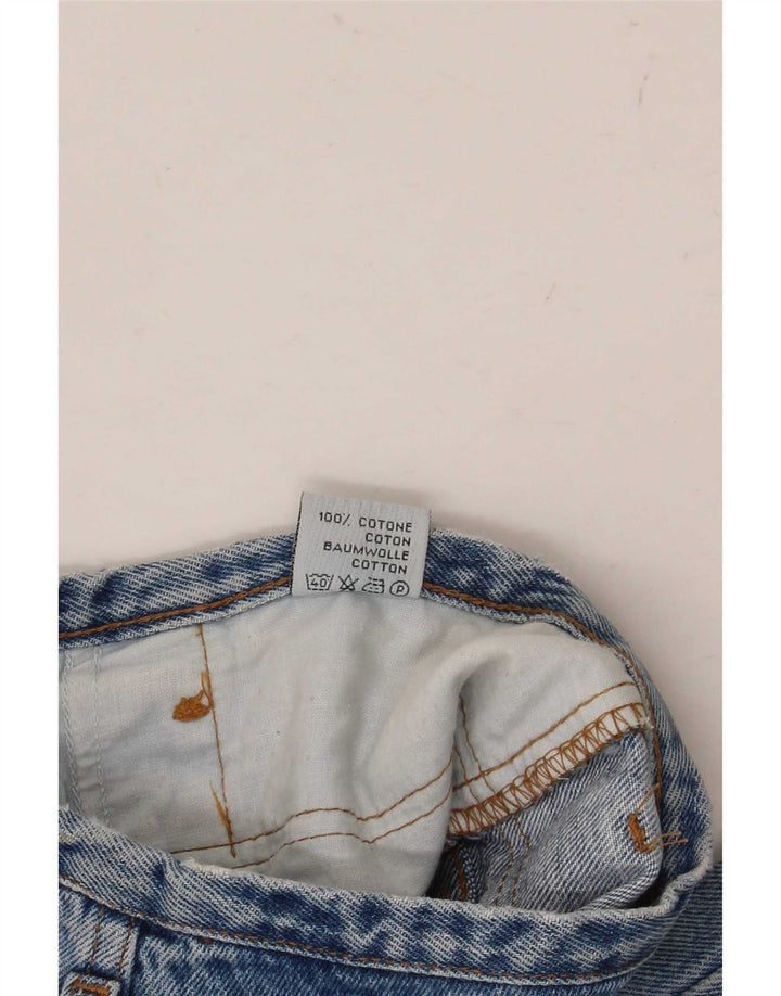 Jeans affusolati da donna vintage medi W28 L29 cotone blu