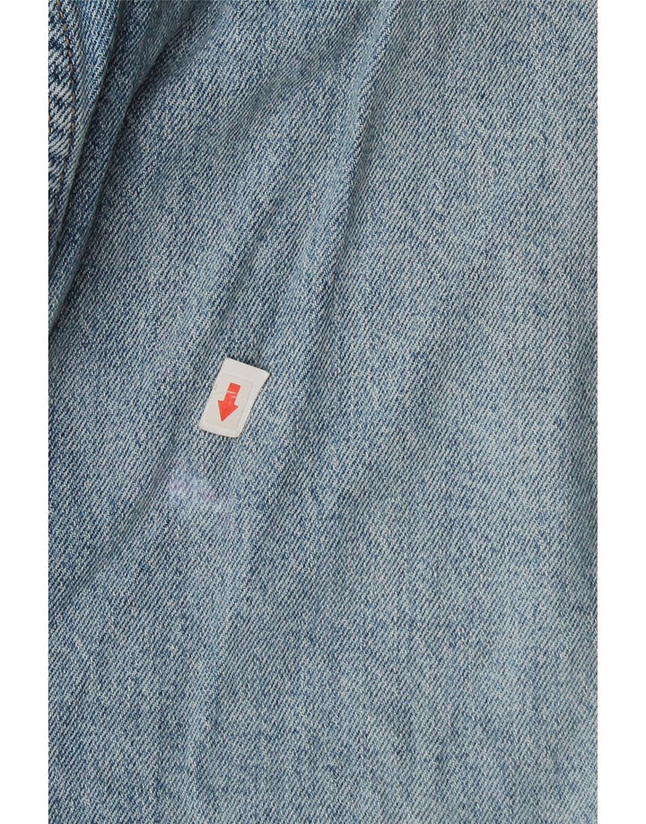 Jeans a gamba larga da donna Marks & Spencer UK 12 medio W30 L30 blu