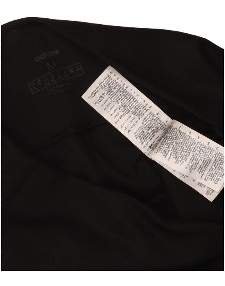 Leggings Adidas Climalite da donna UK 12/14 Poliestere nero medio