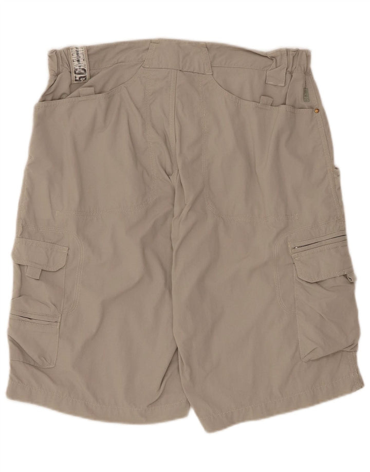 Pantaloncini cargo da uomo SALEWA grandi W34 nylon grigio