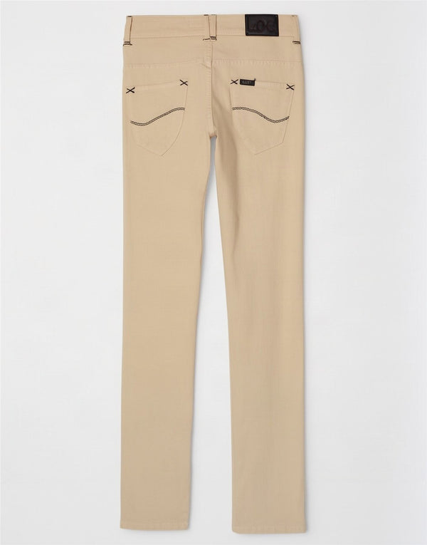 Jeans Lee Amy Slim da donna W27 L33 in cotone bianco sporco