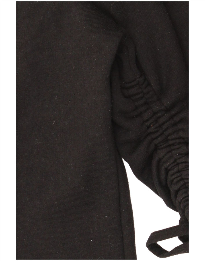 Felpa da donna Zara UK 10 piccola in poliestere nero