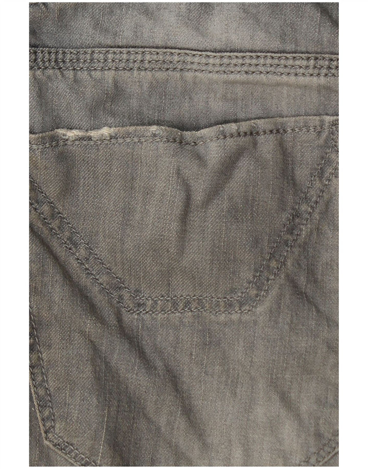 Jeans slim da donna Jeckerson W33 L29 cotone grigio