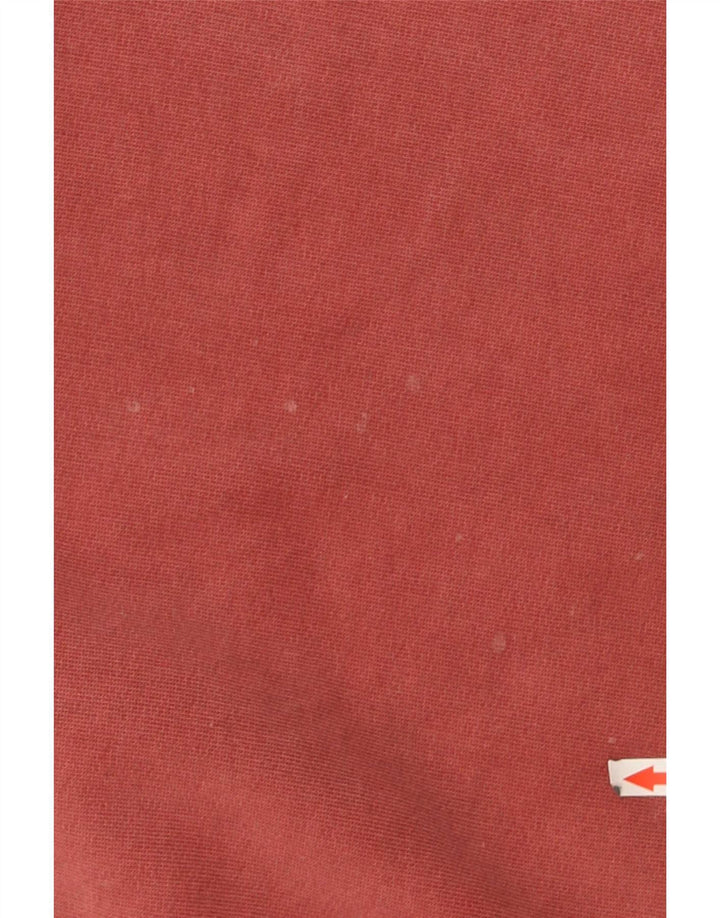 Felpa Gap da uomo con zip e collo, maglione XL, cotone rosso