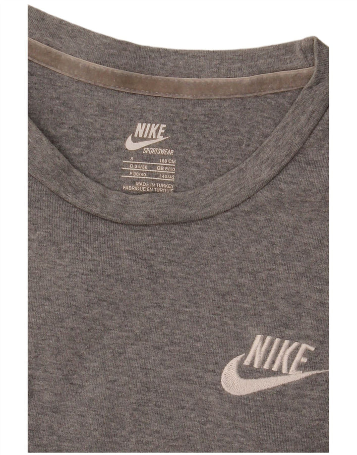 T-shirt da donna Nike Top UK 8/10 piccola grigia