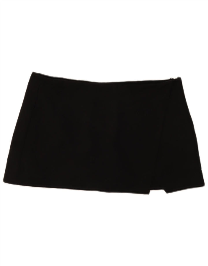 Gonna corta da donna Zara UK 18 XL poliestere nera