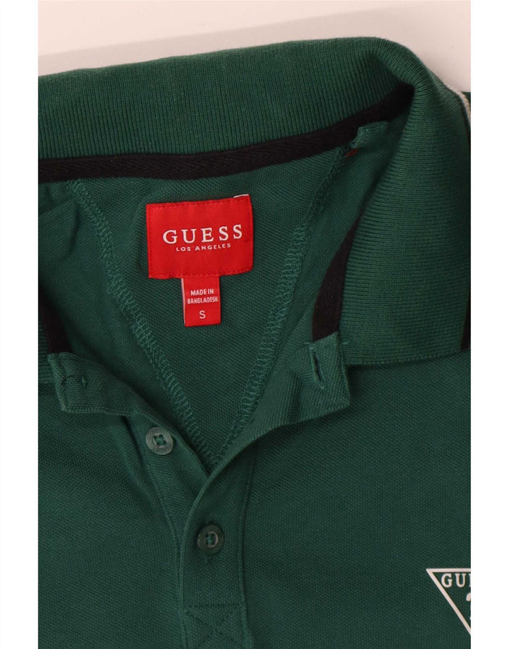 Polo Uomo Guess Piccola Verde Cotone