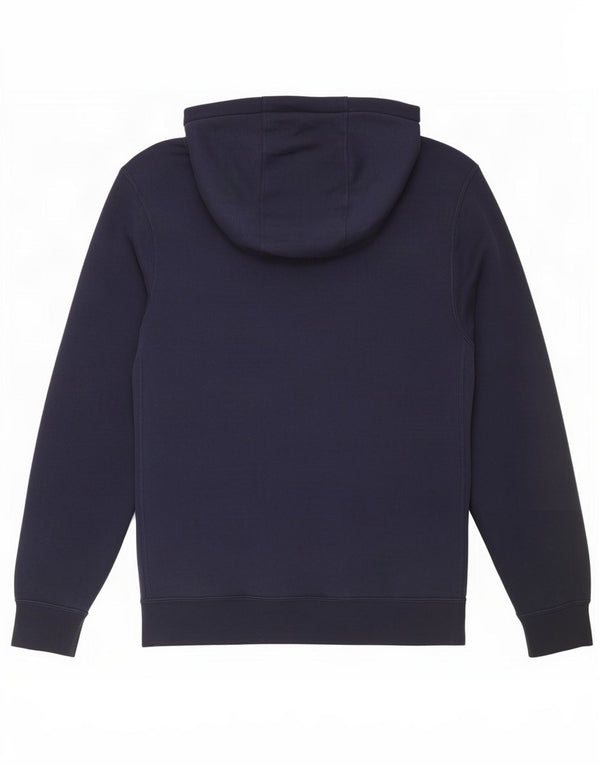 Felpa con cappuccio grafica Nike da uomo piccola in cotone blu navy