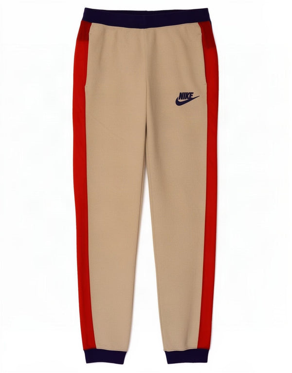Pantaloni da tuta da uomo Nike Joggers XS Beige Colourblock Poliestere