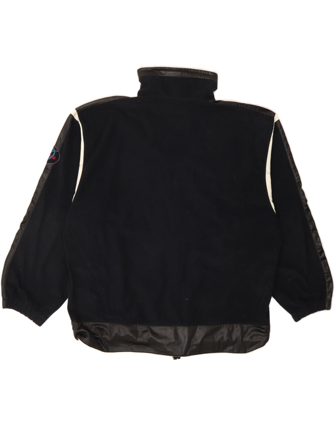 DIADORA Mens Tracksuit Top Jacket Small Black Colourblock Polyester Vintage Diadora and Second-Hand Diadora from Messina Hembry 