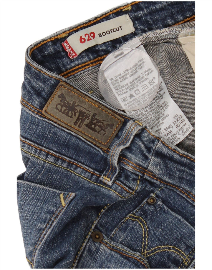 Jeans Levi's 629 Bootcut da donna W32 L32 in cotone blu