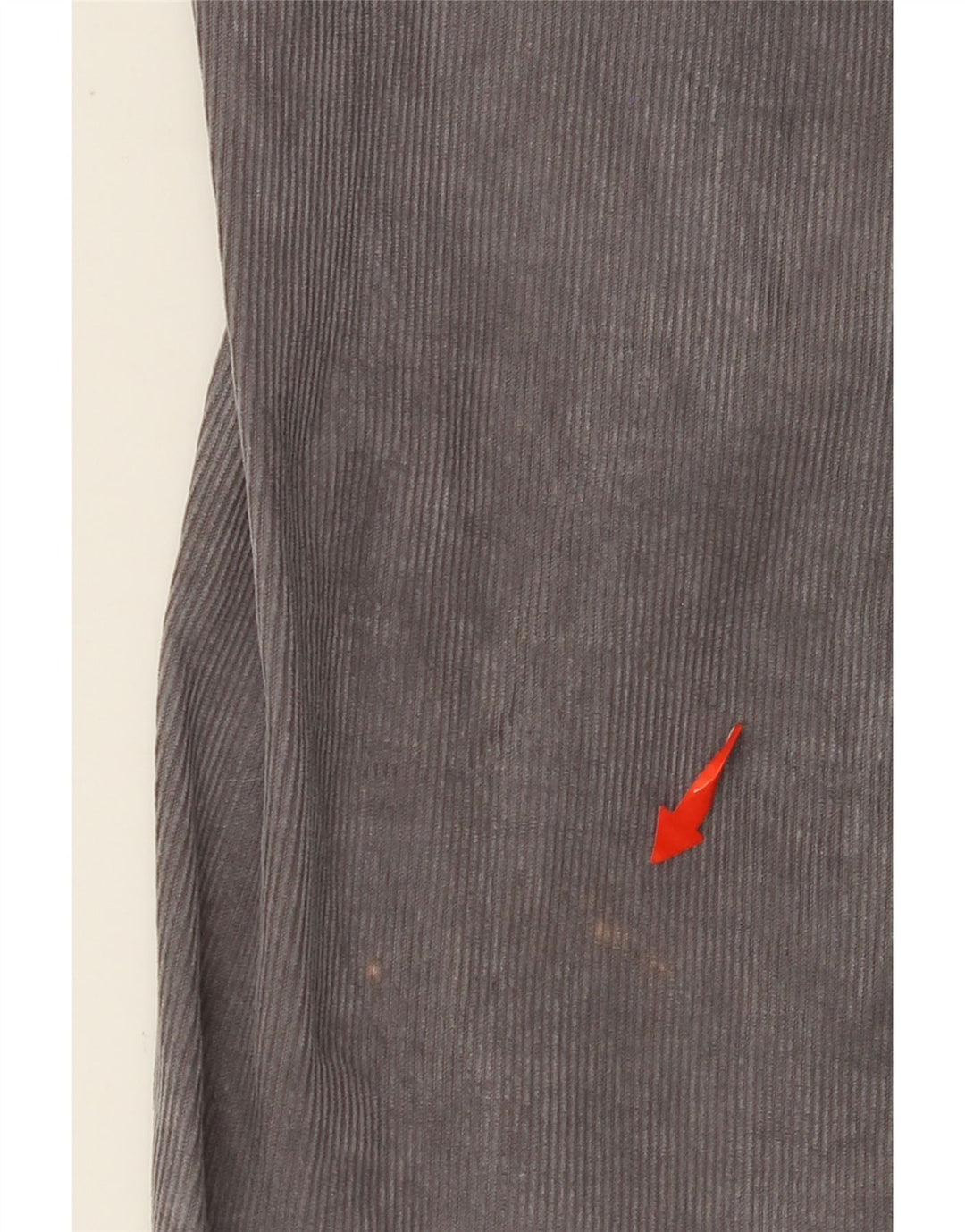 WRANGLER Pantaloni da uomo in velluto a coste dritti elasticizzati Arizona W36 L32 Grigi