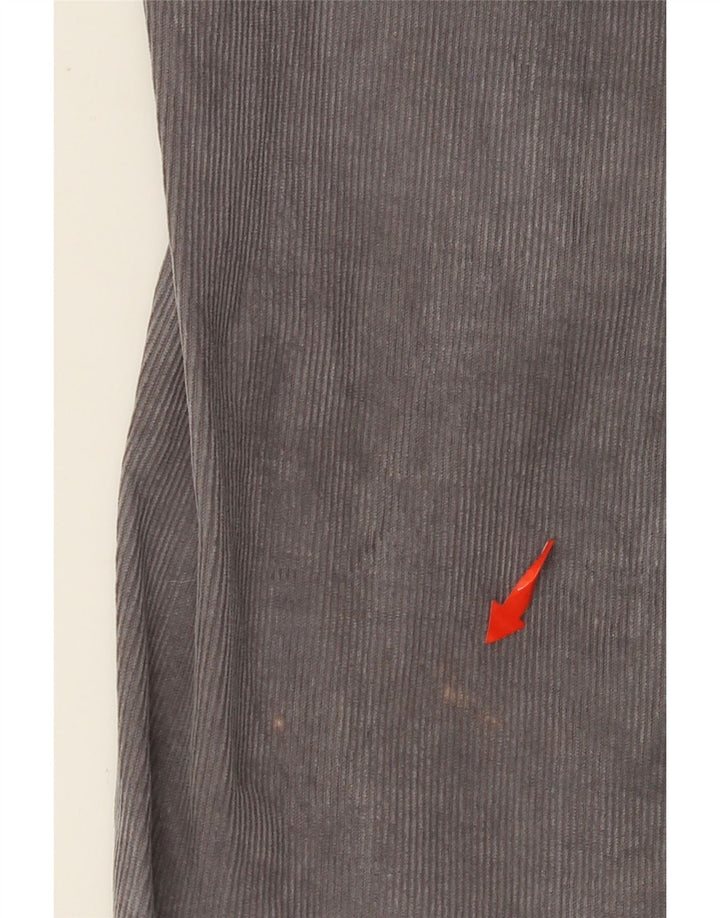 WRANGLER Pantaloni da uomo in velluto a coste dritti elasticizzati Arizona W36 L32 Grigi