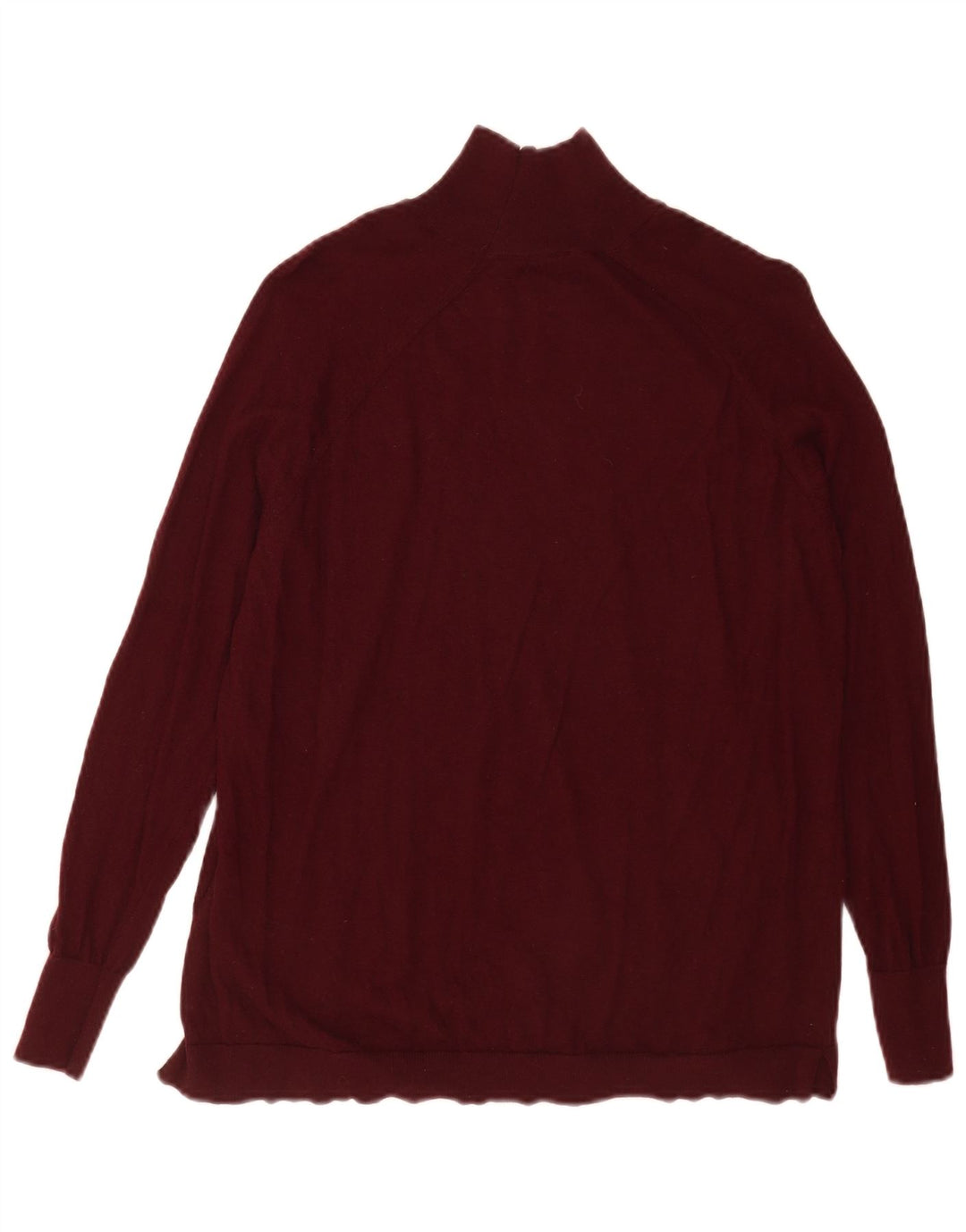 Maglione maglione da uomo a collo alto Massimo Dutti XS lana bordeaux