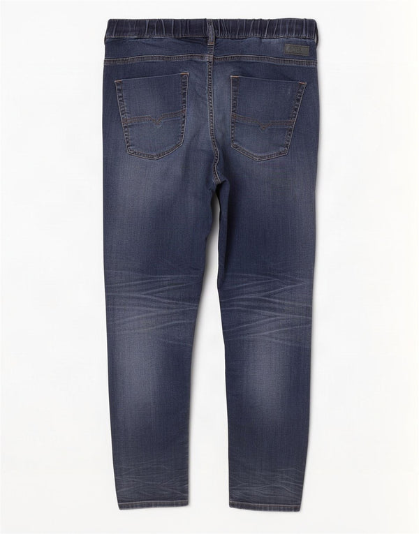 Jeans da uomo Diesel Krooley-Jogg affusolati W32 L32 in cotone blu
