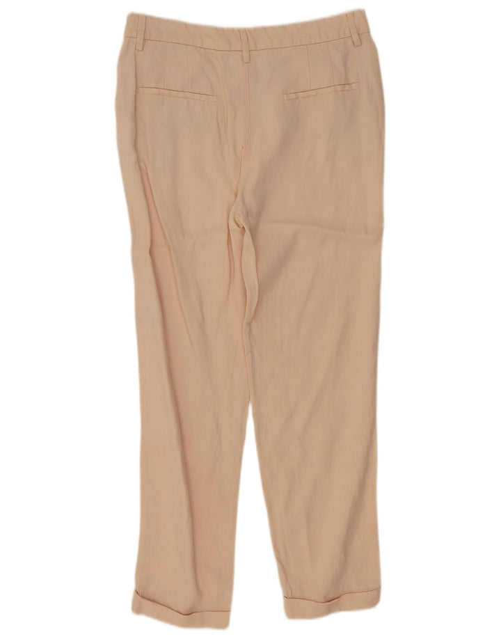 Pantaloni chino dritti da donna Massimo Dutti EU 40 medio W30 L28 Beige