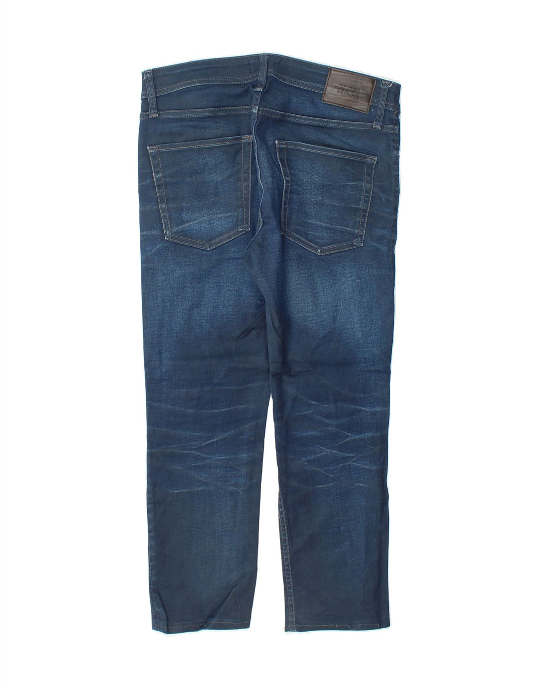 JACK & JONES Mens Tim Slim Jeans W30 L25 Navy Blue Cotton Vintage Jack & Jones and Second-Hand Jack & Jones from Messina Hembry 
