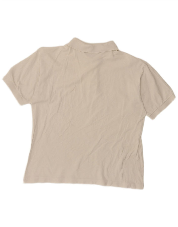 TRUSSARDI Mens Polo Shirt Medium White