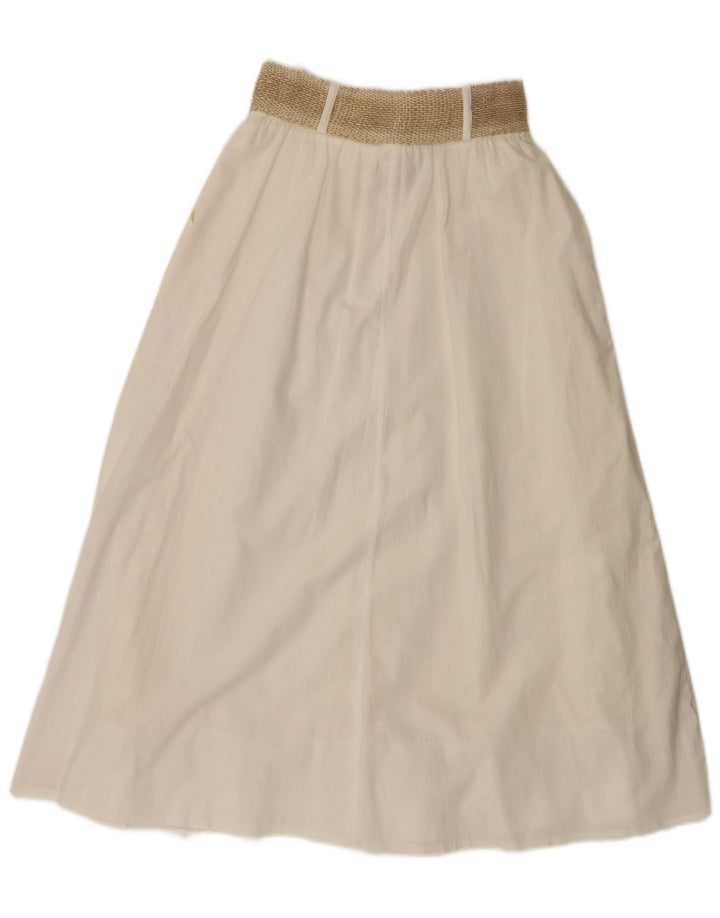 Gonna svasata da donna Gerry Weber EU 36 piccola W26 cotone bianco