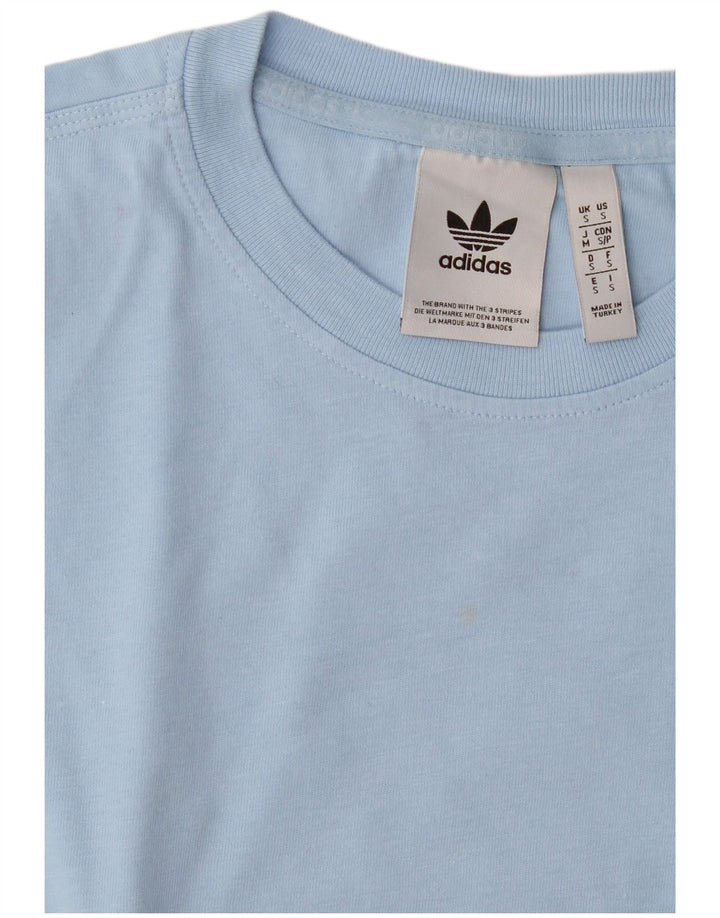 Maglietta grafica da uomo Adidas Top piccola blu