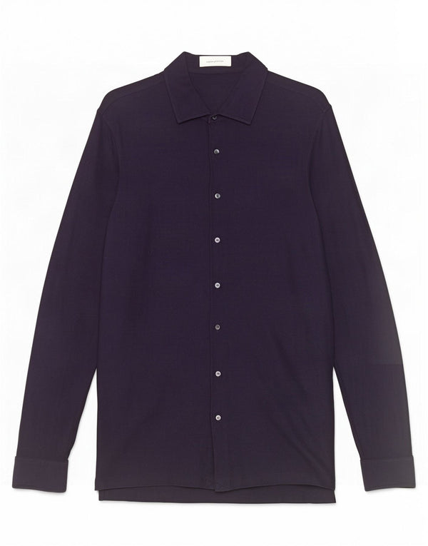 Camicia Uomo Ermenegildo Zegna IT 50 Medio Blu Navy Cotone