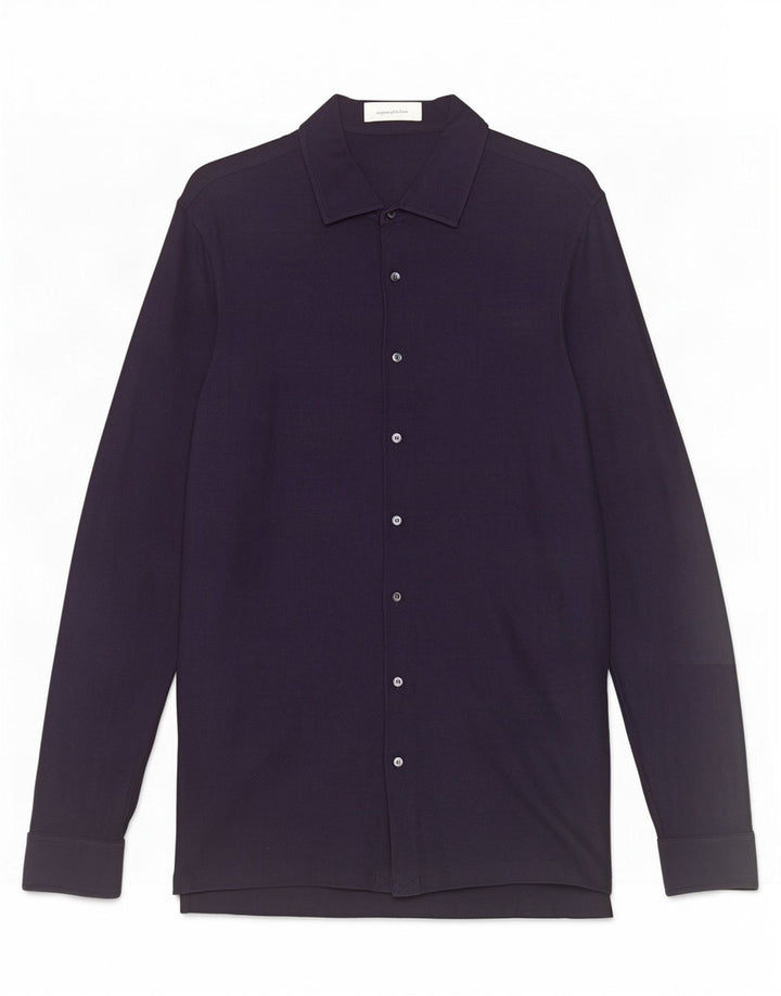 Camicia Uomo Ermenegildo Zegna IT 50 Medio Blu Navy Cotone