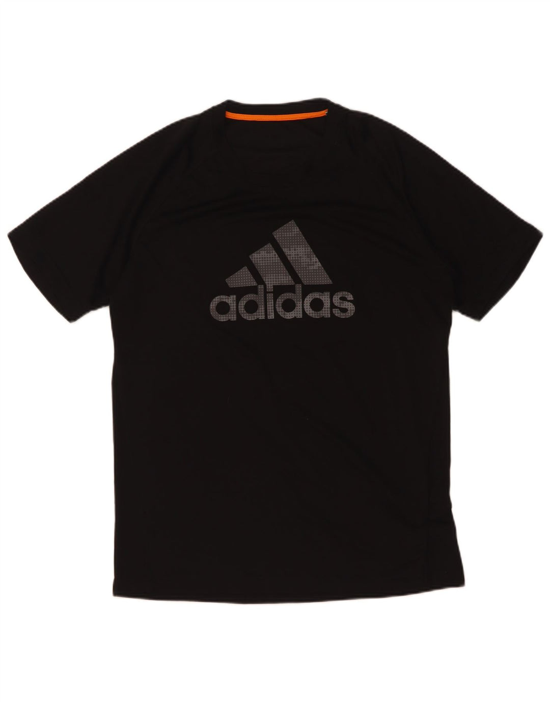 T-shirt grafica da uomo Adidas Top in poliestere nero medio