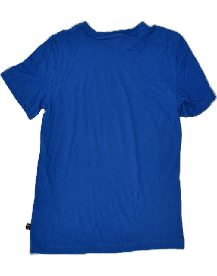 PUMA Boys Graphic T-Shirt Top 13-14 Years Blue Cotton | Vintage Puma | Thrift | Second-Hand Puma | Used Clothing | Messina Hembry 