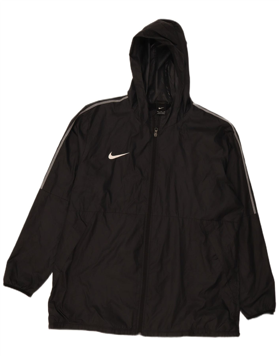 Giacca antipioggia con cappuccio da uomo Nike UK 44 2XL poliestere nero