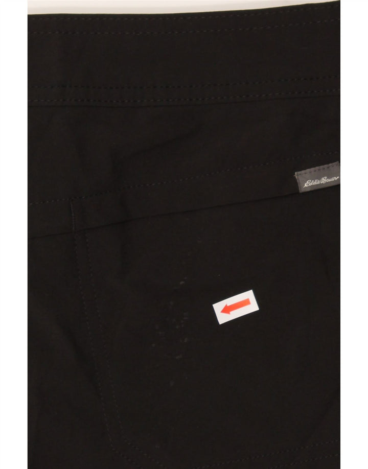 EDDIE BAUER Womens Mini Straight Skirt US 16 2XL W38 Black Polyester Vintage Eddie Bauer and Second-Hand Eddie Bauer from Messina Hembry 