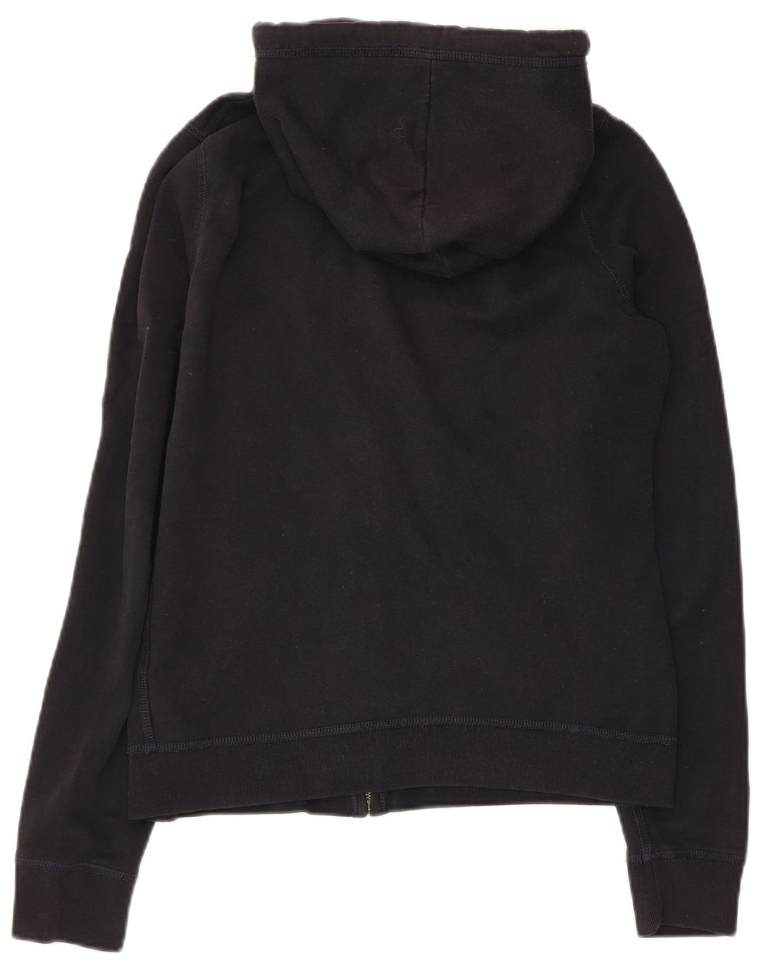 Maglione con cappuccio e zip grafica da donna HOLLISTER UK 12 medio nero