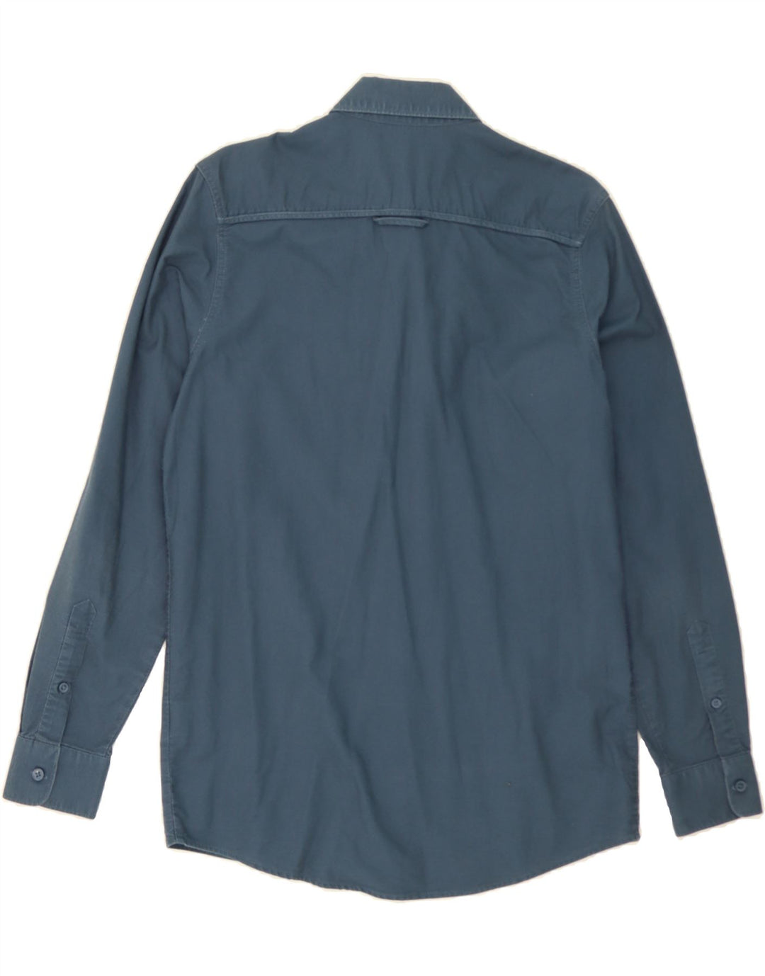 CHEAP MONDAY Mens Shirt Small Navy Blue Cotton Vintage Cheap Monday and Second-Hand Cheap Monday from Messina Hembry 