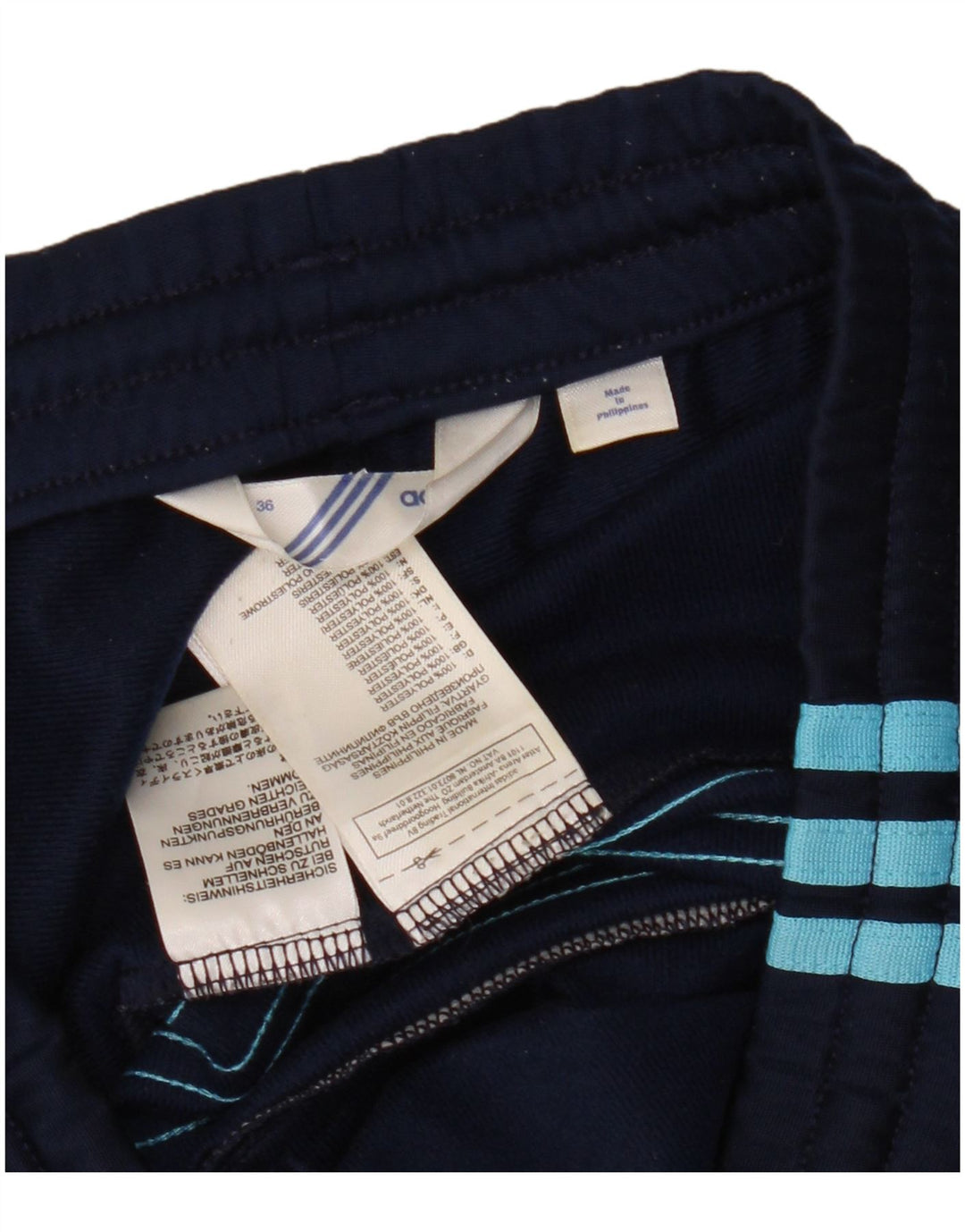 Pantaloni da tuta da donna Adidas EU 36 Small Blu Navy Poliestere