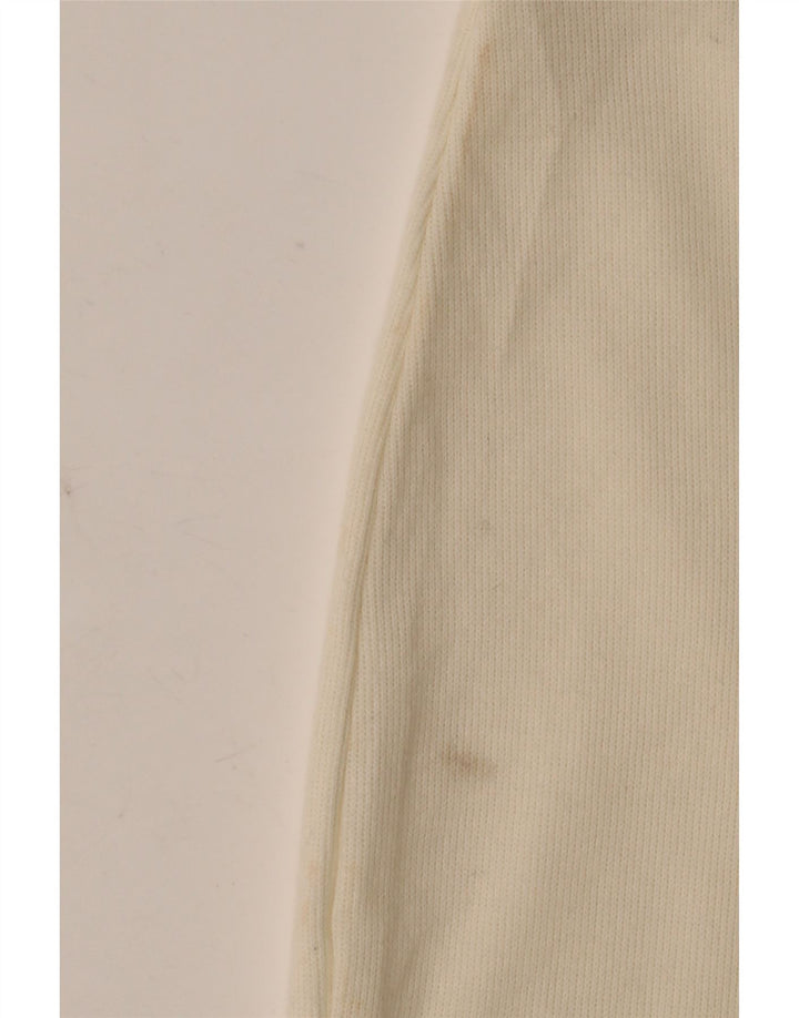 Gonna longuette da donna Zara piccola W26 in cotone bianco sporco